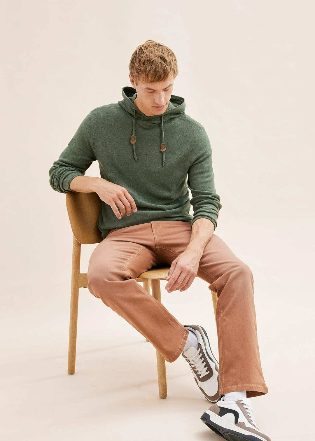 Pull à capuche en fine maille - 2