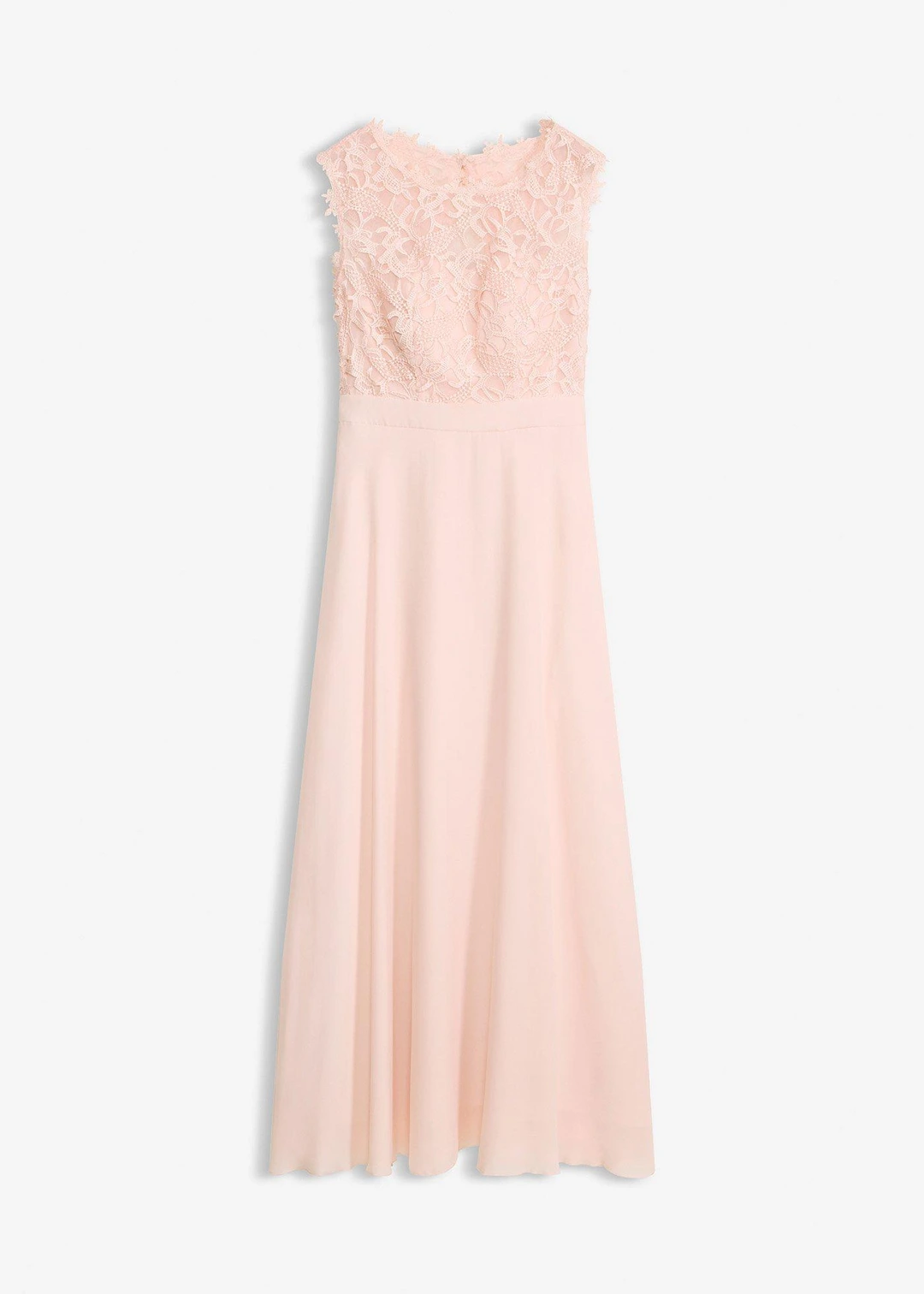 Robe longue avec dentelle