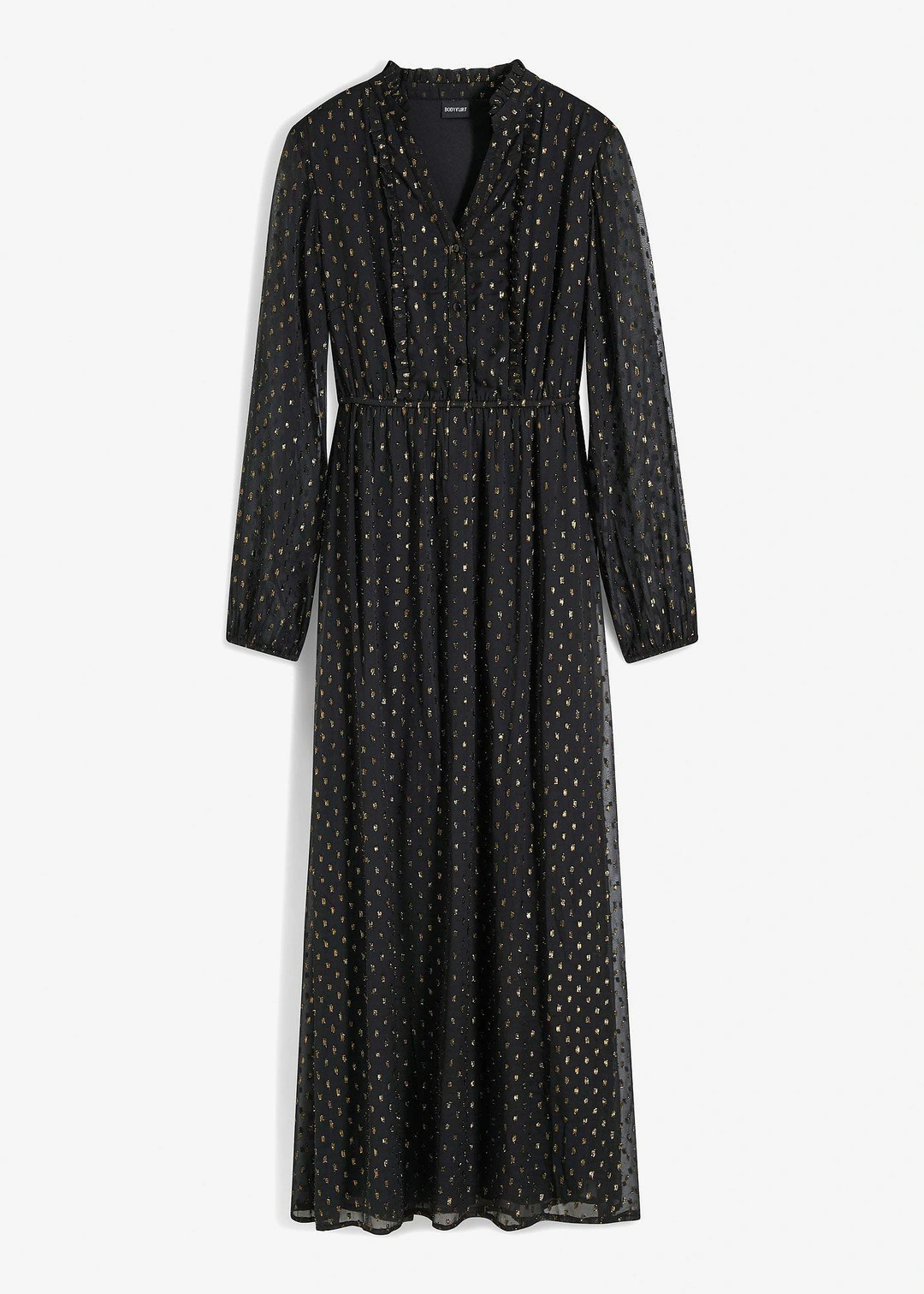 Robe longue à effet brillant
