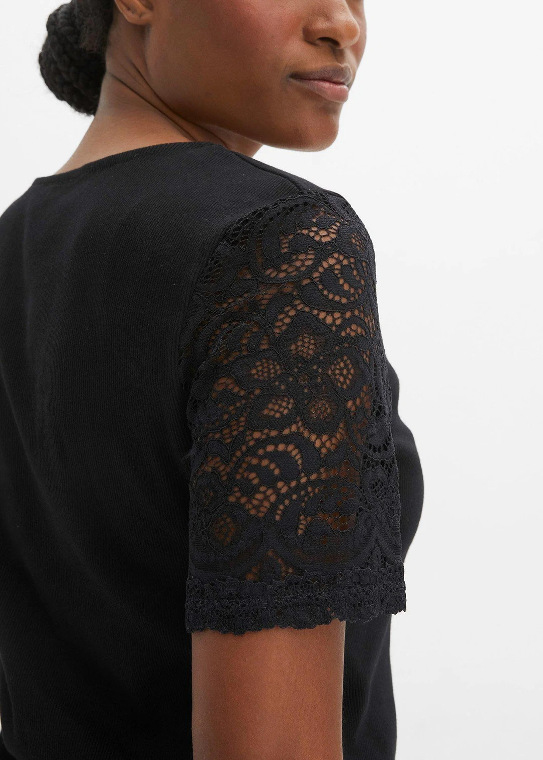 T-shirt en coton côtelé - 3