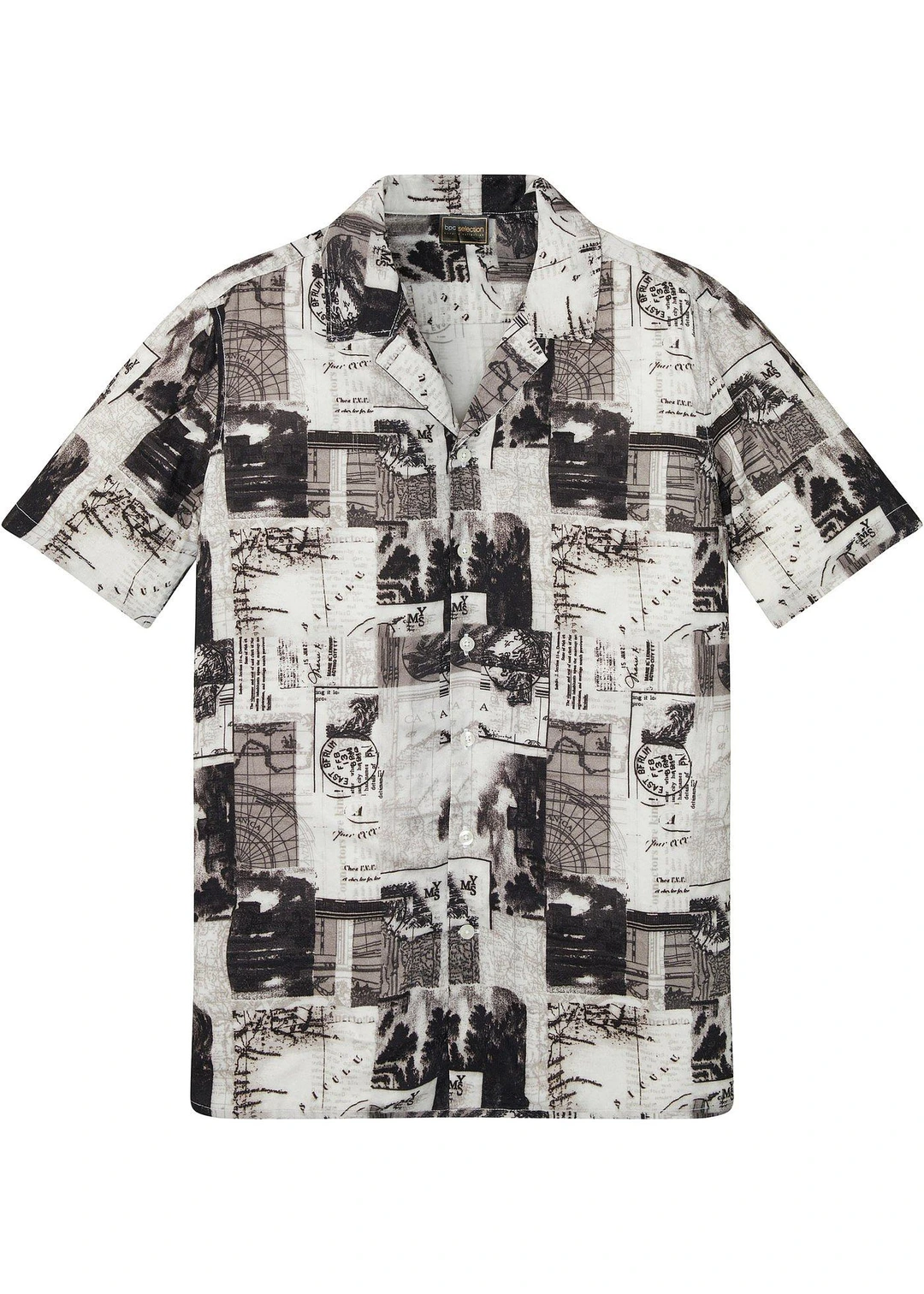 Chemise manches courtes en viscose