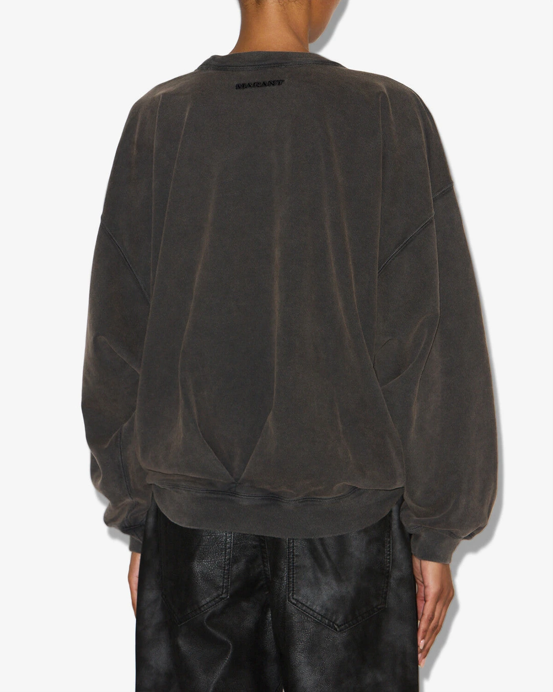 Sweatshirt Sauria - Femme - Noir Délavé - Taille 36 - Marant Étoile - 3