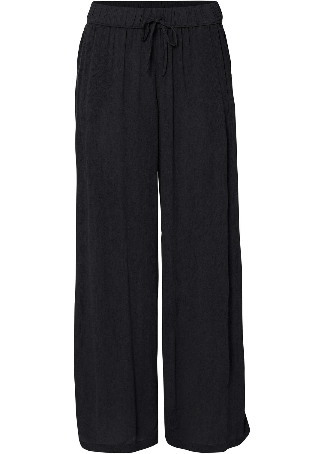 Pantalon en viscose, taille élastiquée