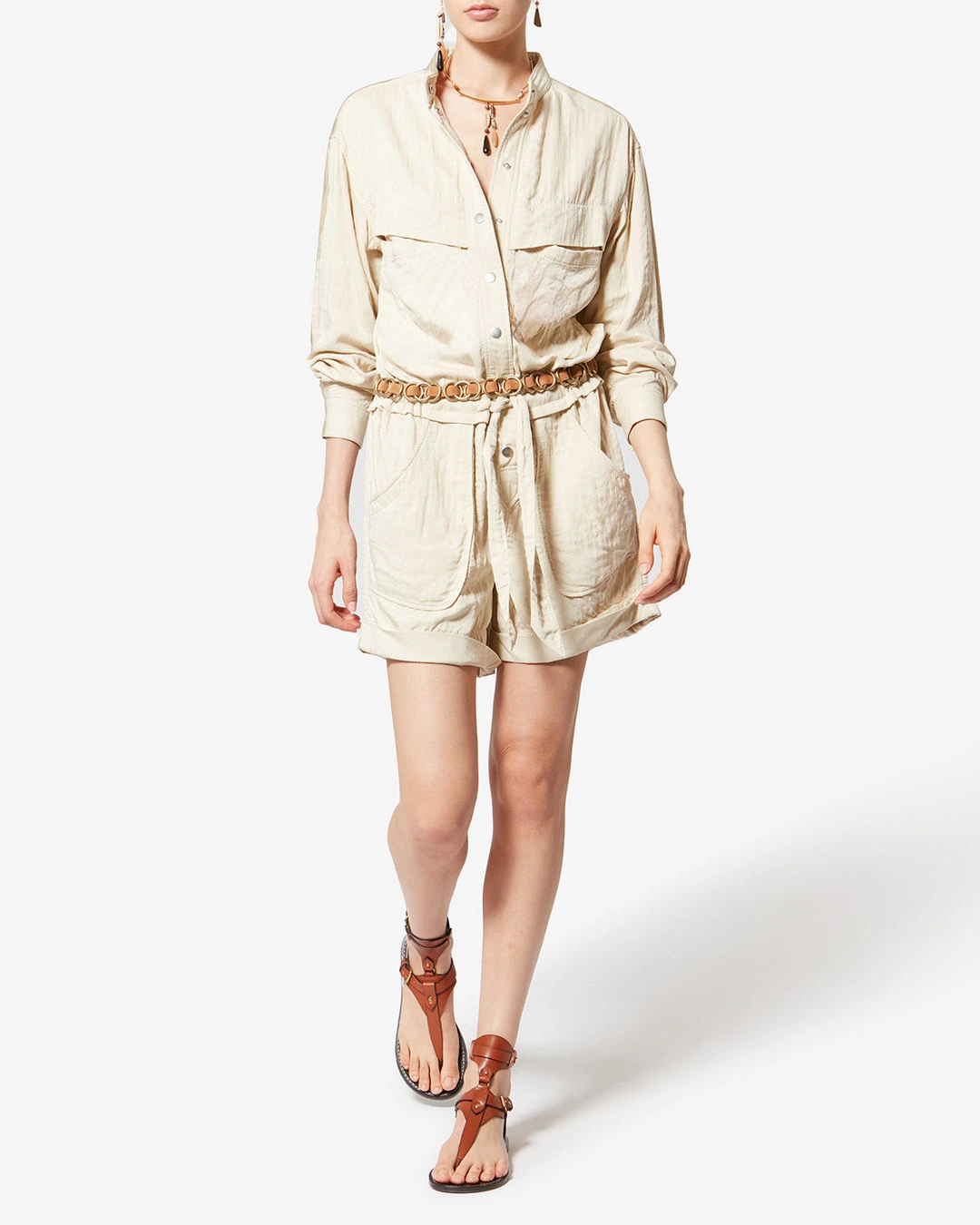 Combinaison Betyna - Femme - Écru - Taille 42 - Marant Étoile - 4