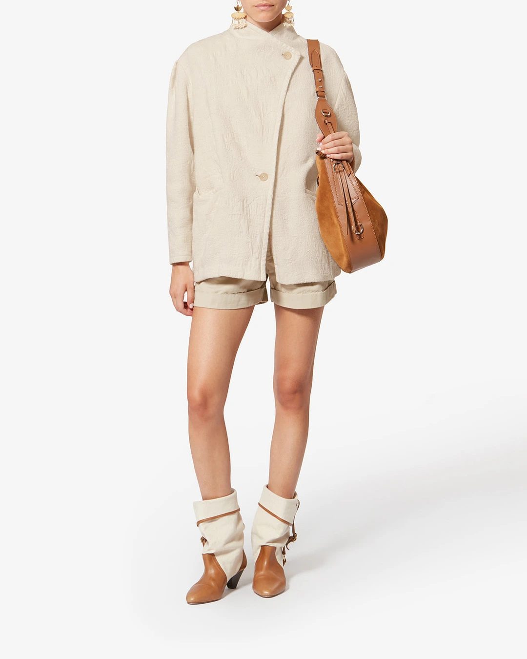 Manteau Uadie - Femme - Écru - Taille 42 - Marant Étoile - 4