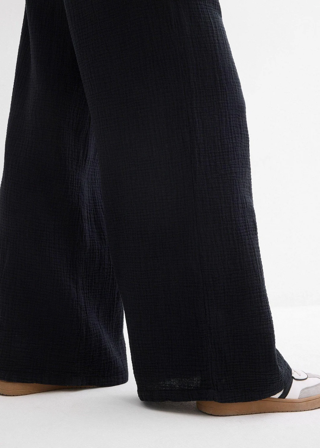 Pantalon palazzo en gaze de coton - 3