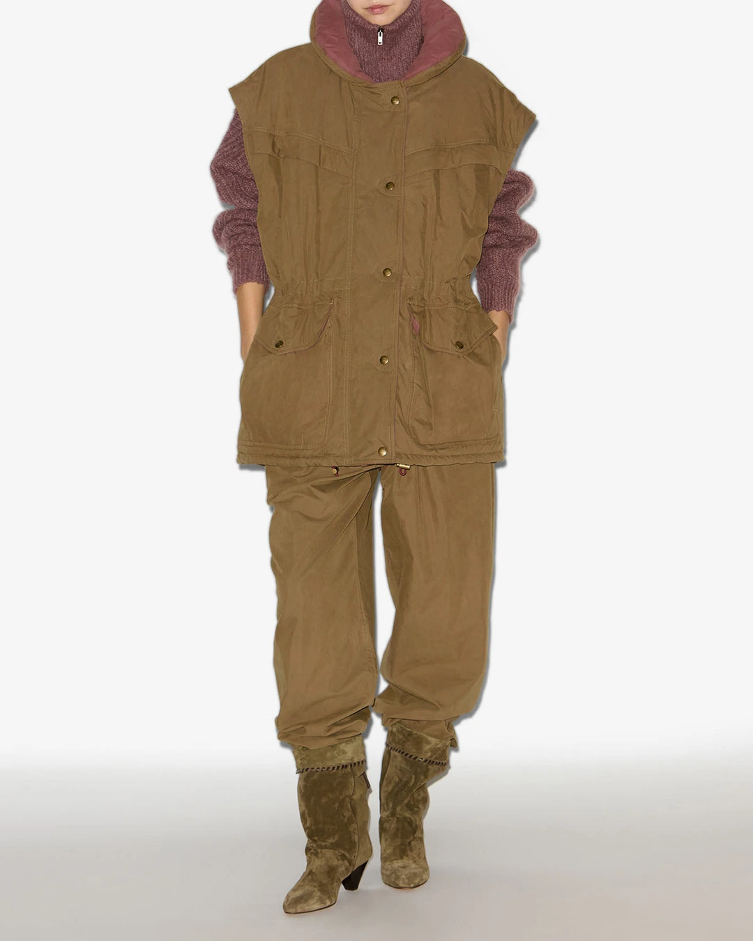 Manteau Damone - Femme - Écru - Taille 42 - Marant Étoile - 7