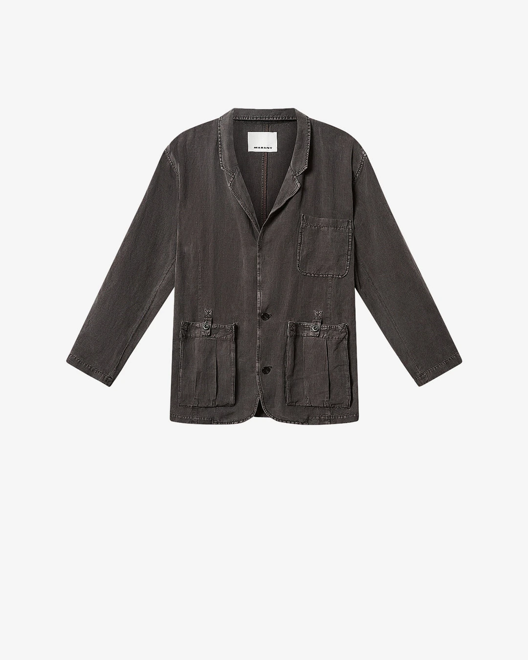 Veste Stan - Homme - Noir Délavé - Taille52