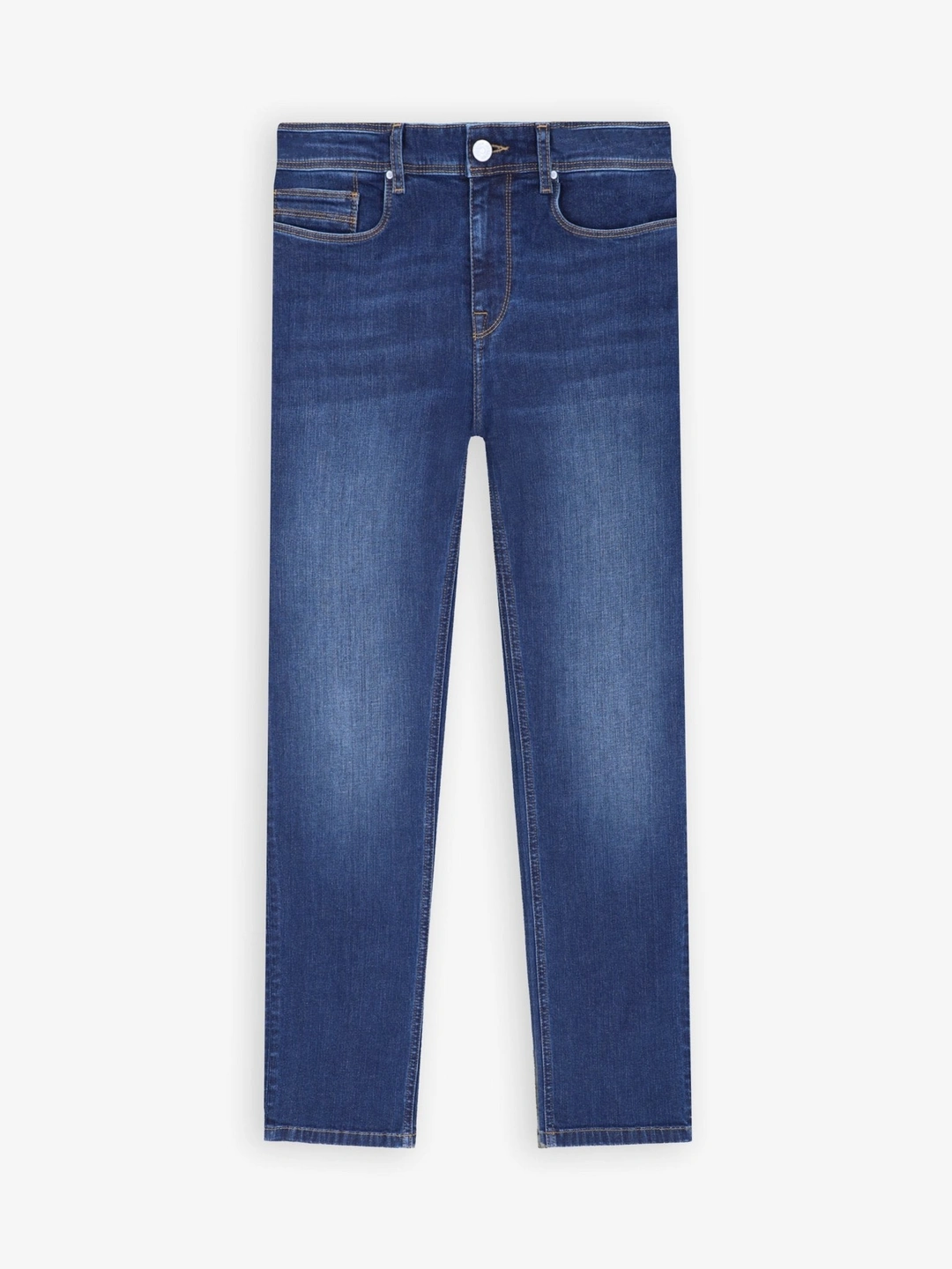 IZAC - Jean regular 5 poches bleu moyen