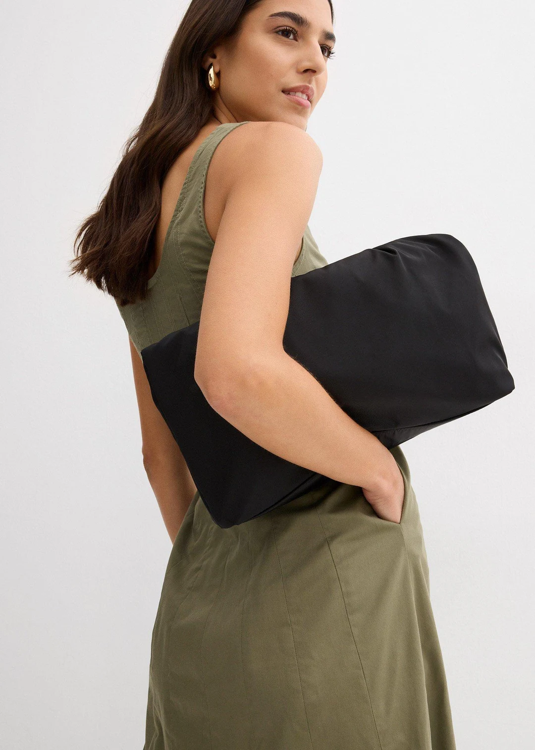 Robe midi à coutures verticales - 3