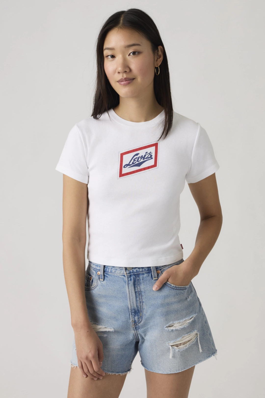 Levi's T Shirt Graphique Essential Sporty - Femme - Noir / Pirate Black - XS