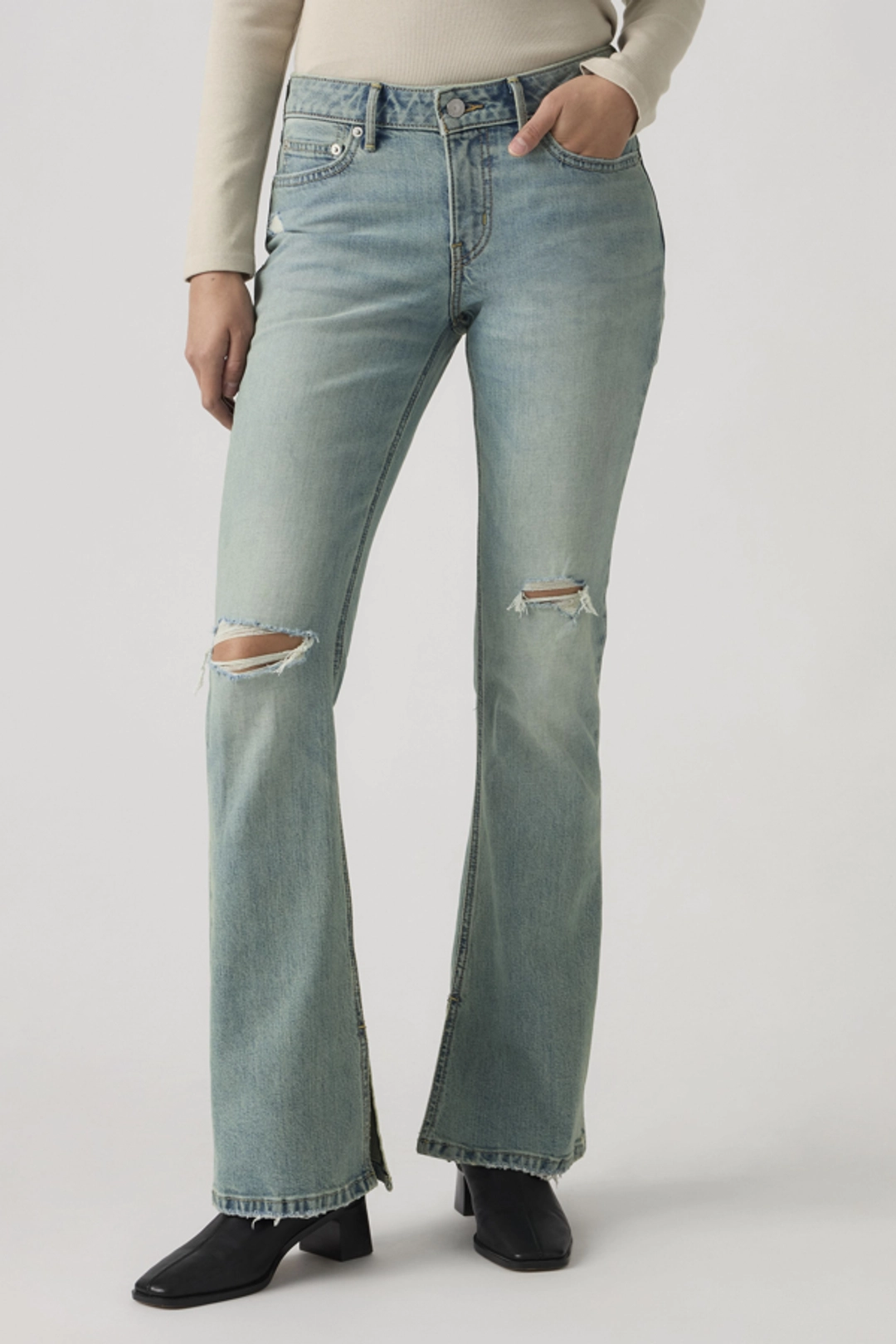 Levi's Jeans Low Slim Boot - Femme - Bleu / Kick Start - 33X32 - 2