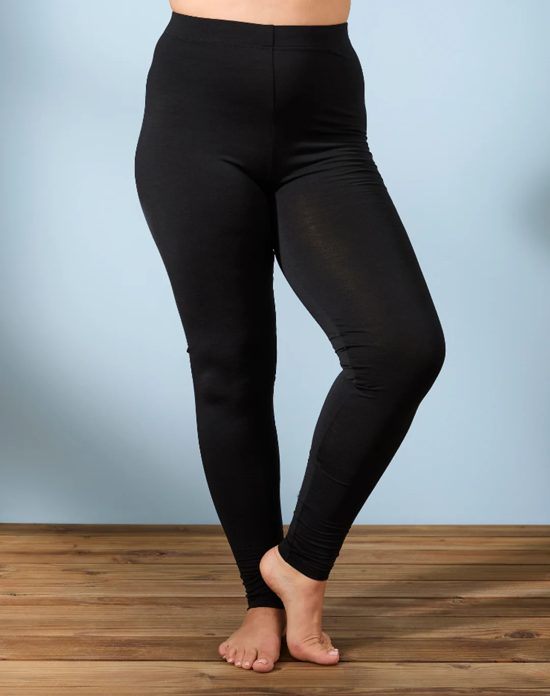 Legging en Laine Mérinos - Noir - Femme - Taille 2XL - Lemahieu