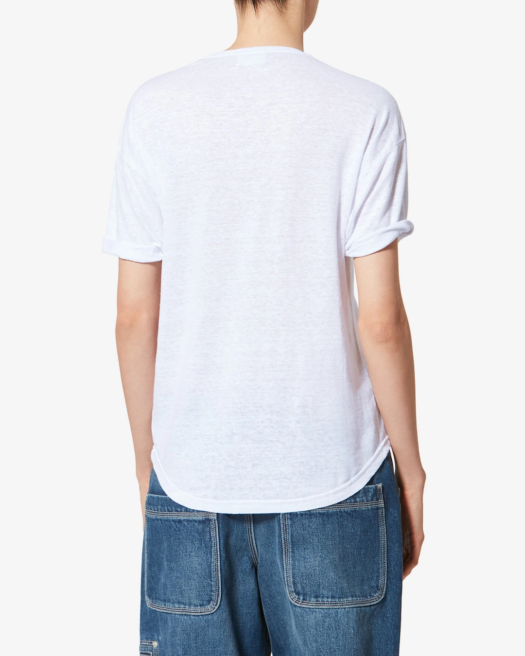 Tee Shirt Koldia - Femme - Blanc-bordeaux - Taille XL - Marant Étoile