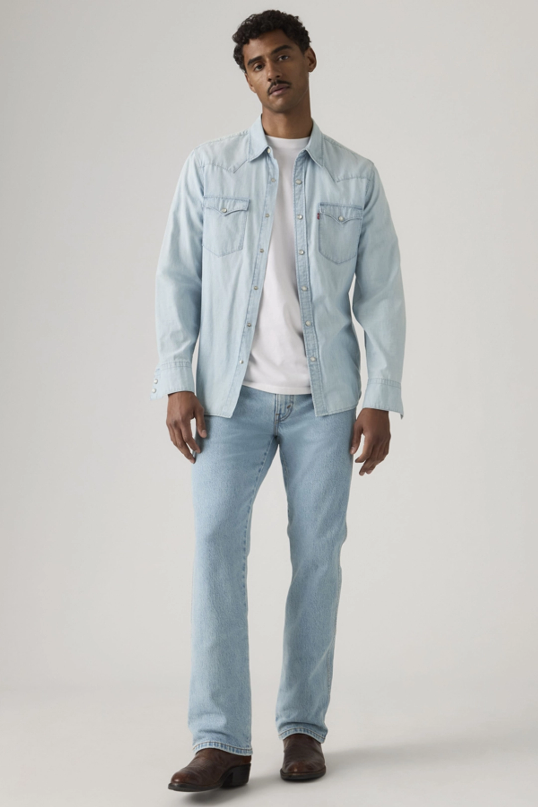 Levi's Jean 537 Western Bootcut - Homme - Bleu / Rocky Rinse - 38X34