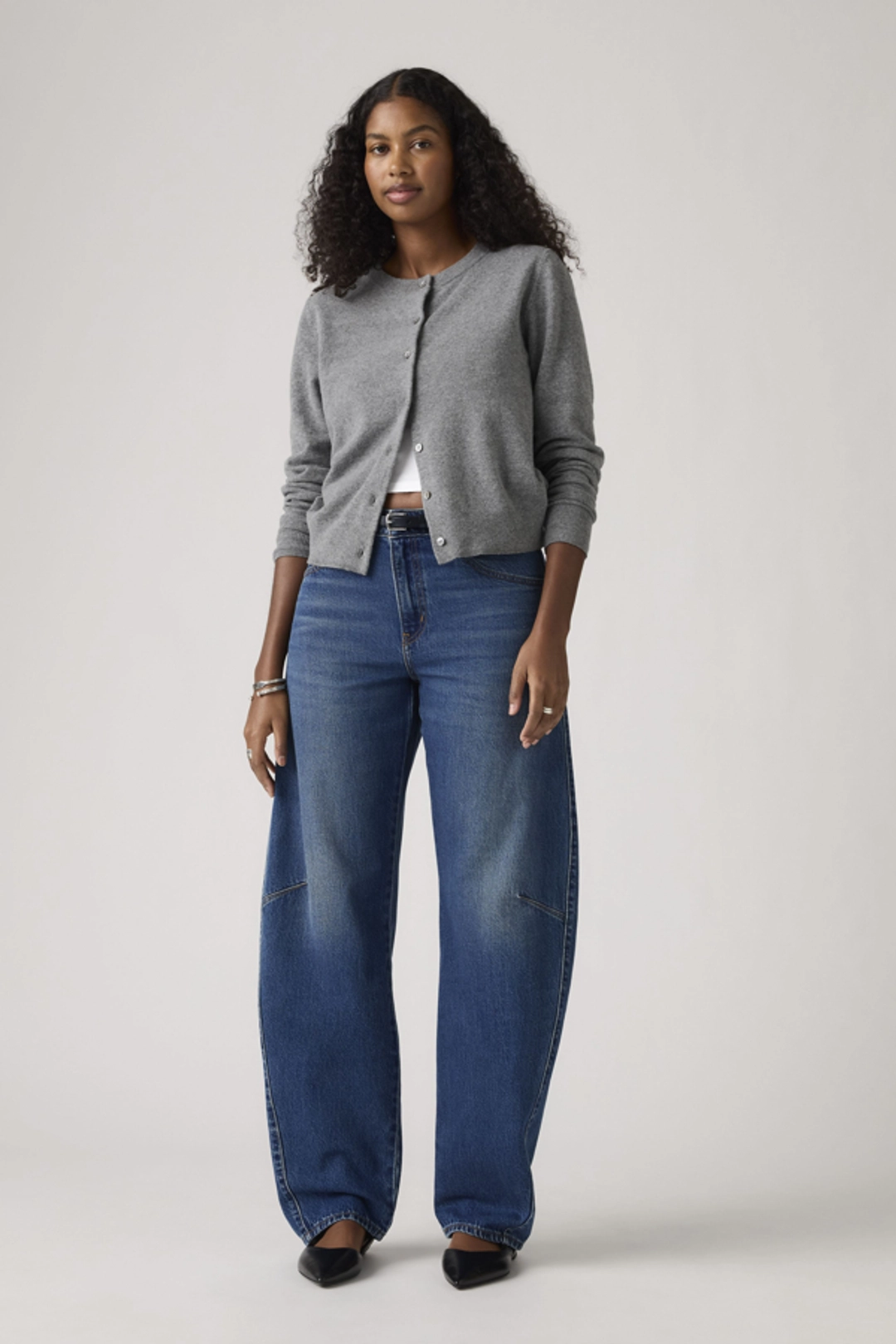 Levi's Jean Baggy Dad Barrel - Femme - Noir / Rebel Edge Barrel - 33X32