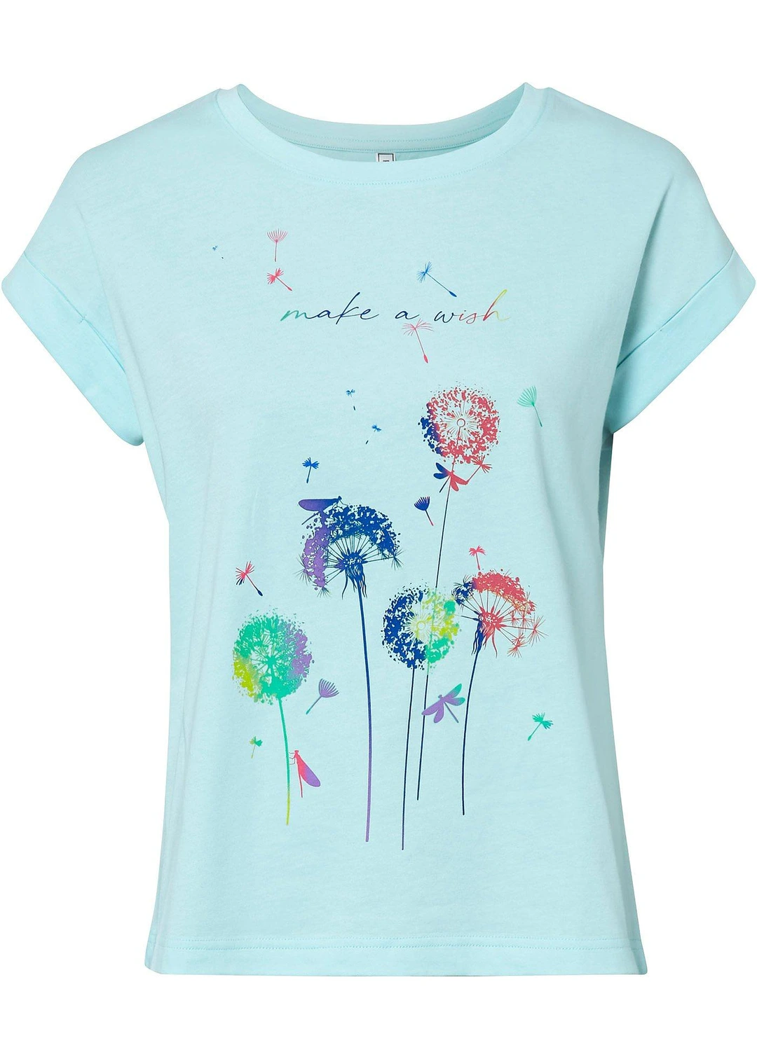 T-shirt avec fleurs de pissenlit