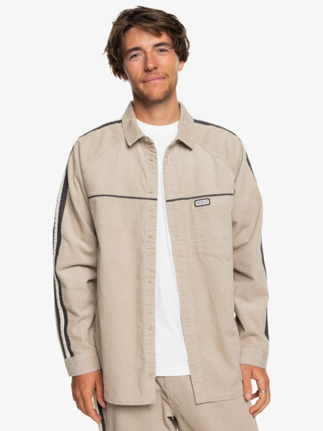 Seward - Chemise en velours côtelé pour Homme Beige