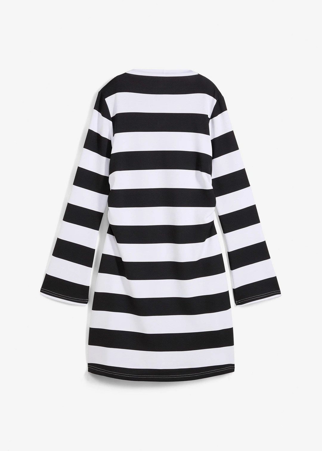 Robe en jersey à col montant