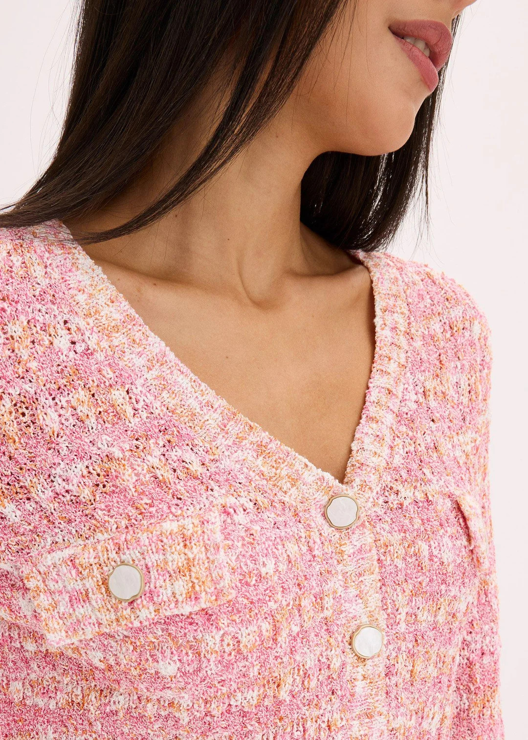 Gilet en maille bouclette - 3