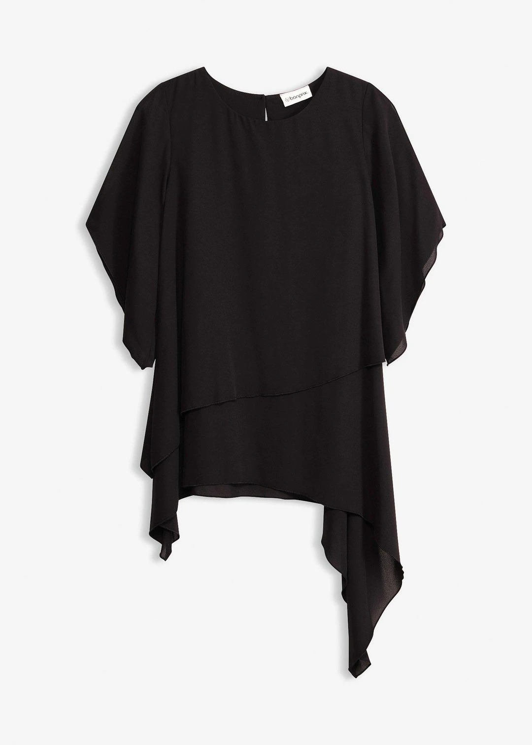 Blouse à pans, look superposé