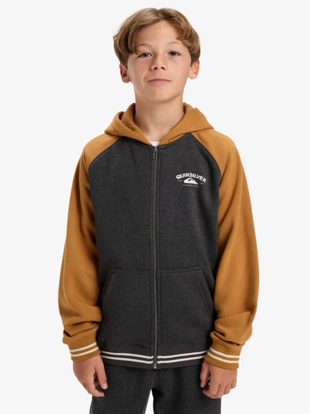Knowledge Area - Sweat à capuche zippé pour Garçon 8-16 ans Marron