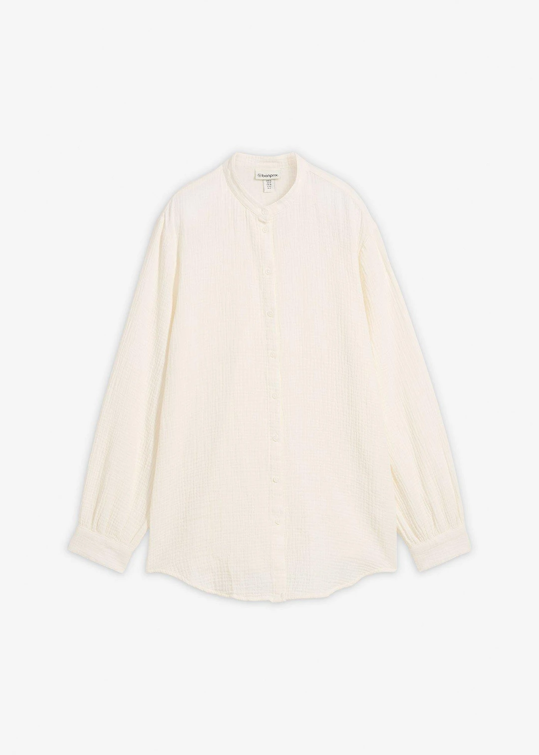 Chemisier long en gaze de coton
