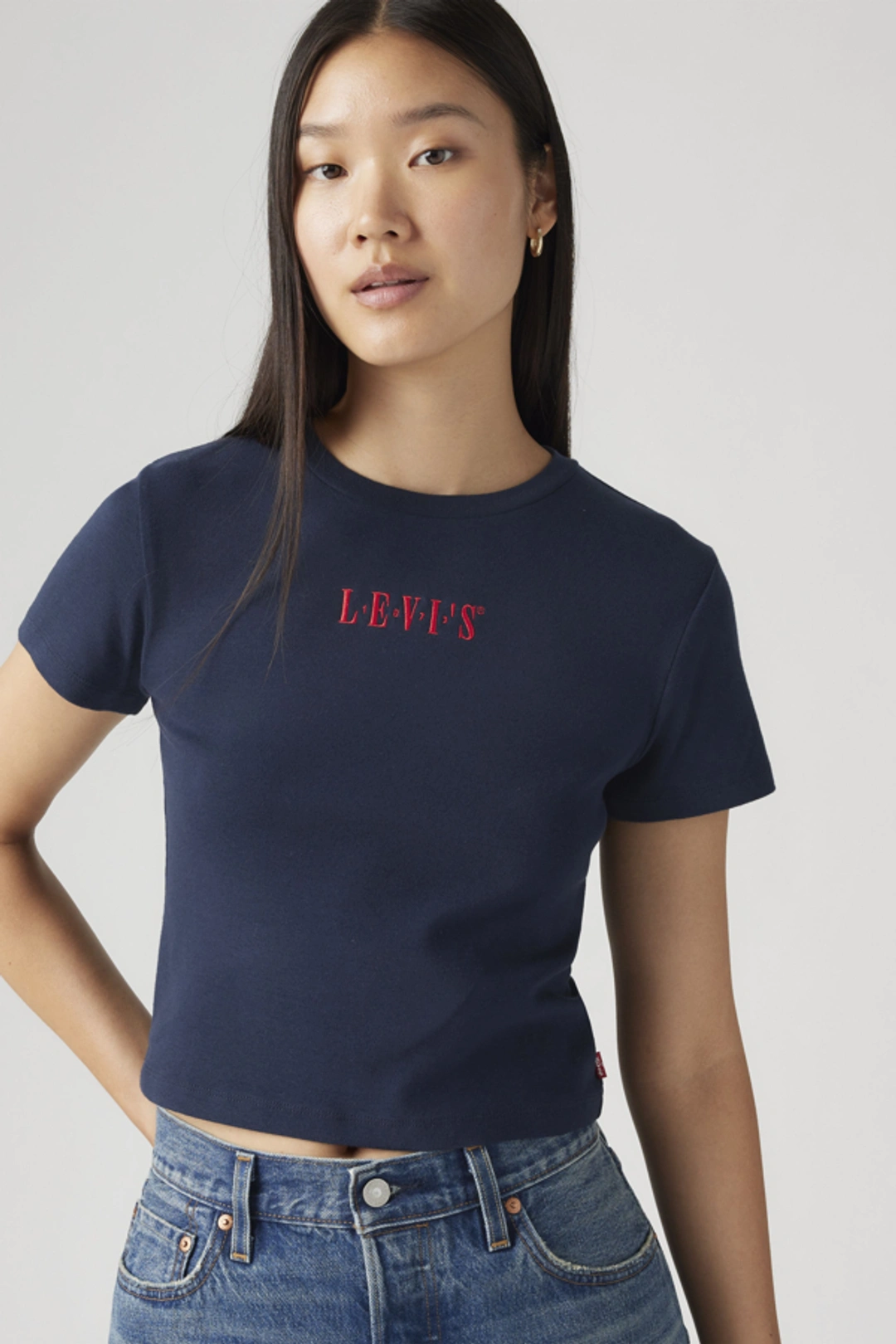 Levi's T Shirt Graphique Essential Sporty - Femme - Noir / Pirate Black - XS