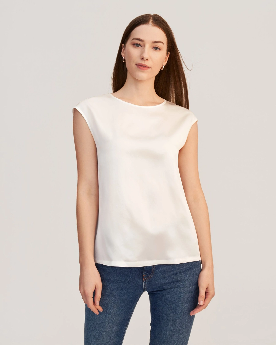 LILYSILK T Shirt Soie Femme Manches Courtes Soie De Mûrier De Haute Qualité Vêtements Pour Petites Personnes Une Élégance Intemporelle Noir Petite Xs