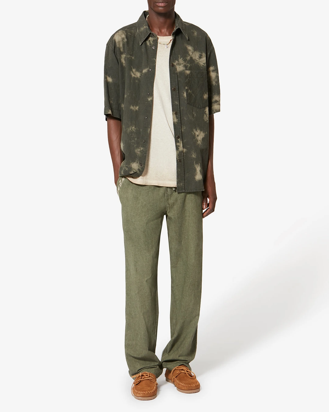 Chemise Tabilio - Homme - Clair Kaki - Taille XL - 4