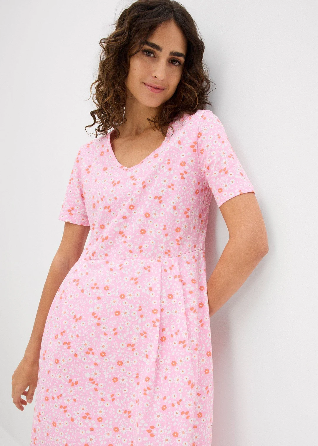 Robe midi en jersey coton - 3