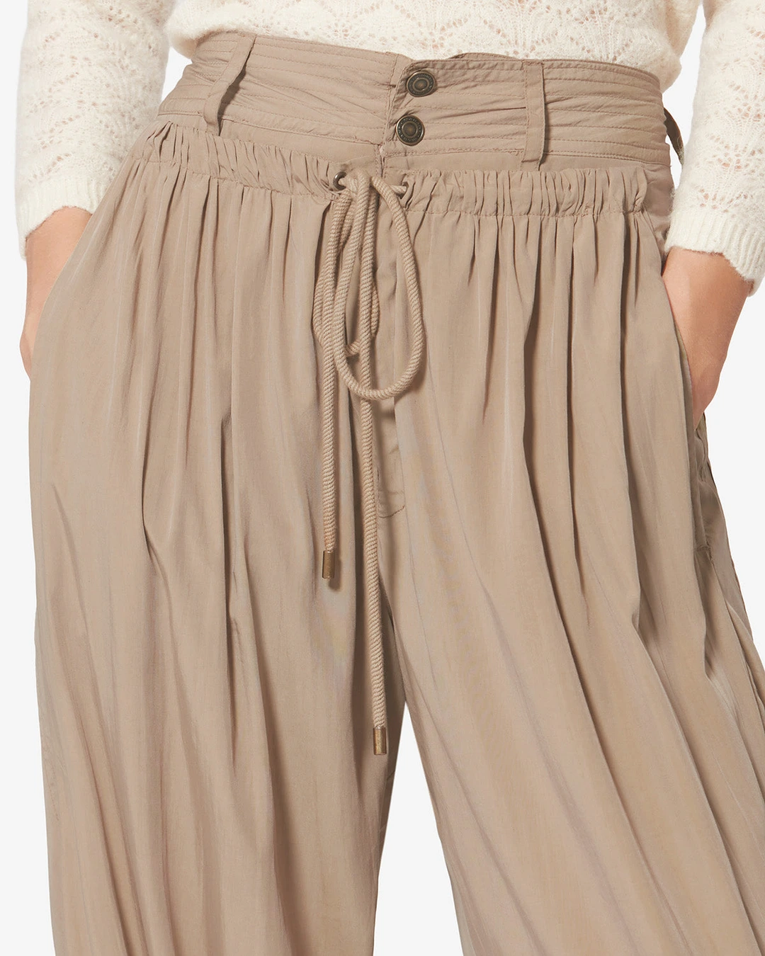 Pantalon Inaya - Femme - Kaki - Taille 42 - 2
