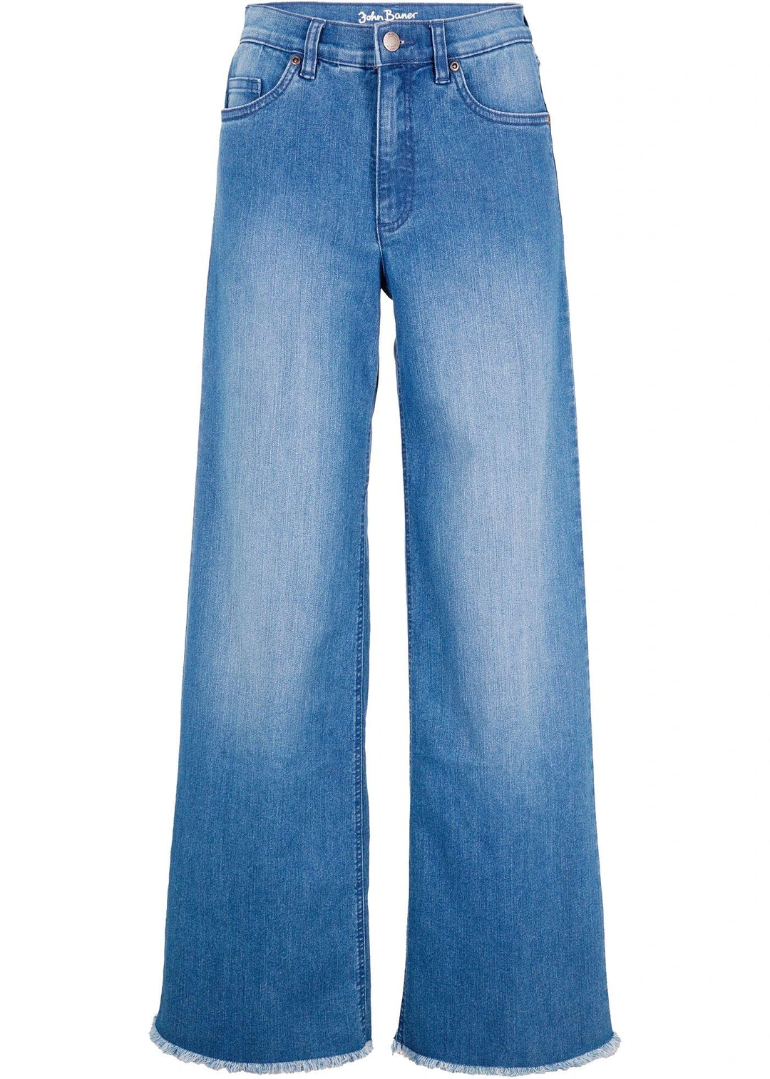 Jean large taille haute