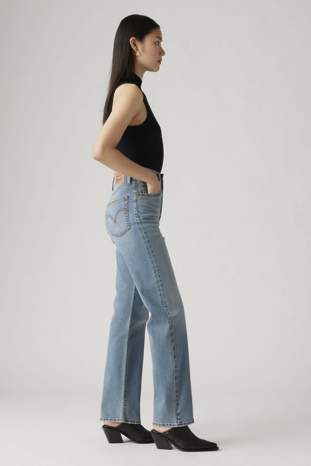 Levi's Jean Ribcage Longueur NorHomme - Femme - Bleu / Apply Now - 34X32 - 2