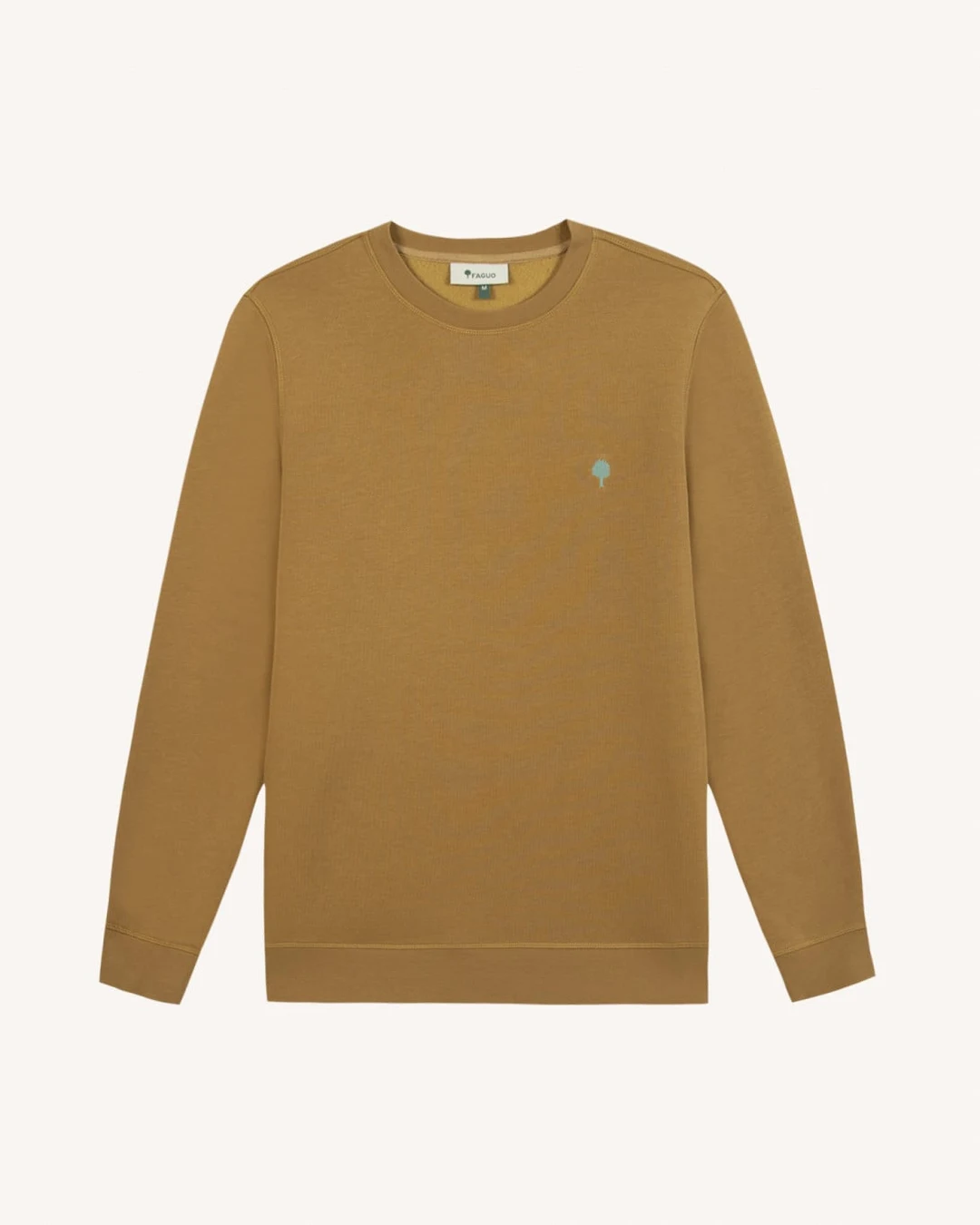 Sweat col rond vert clair grisé - DONZY - 2