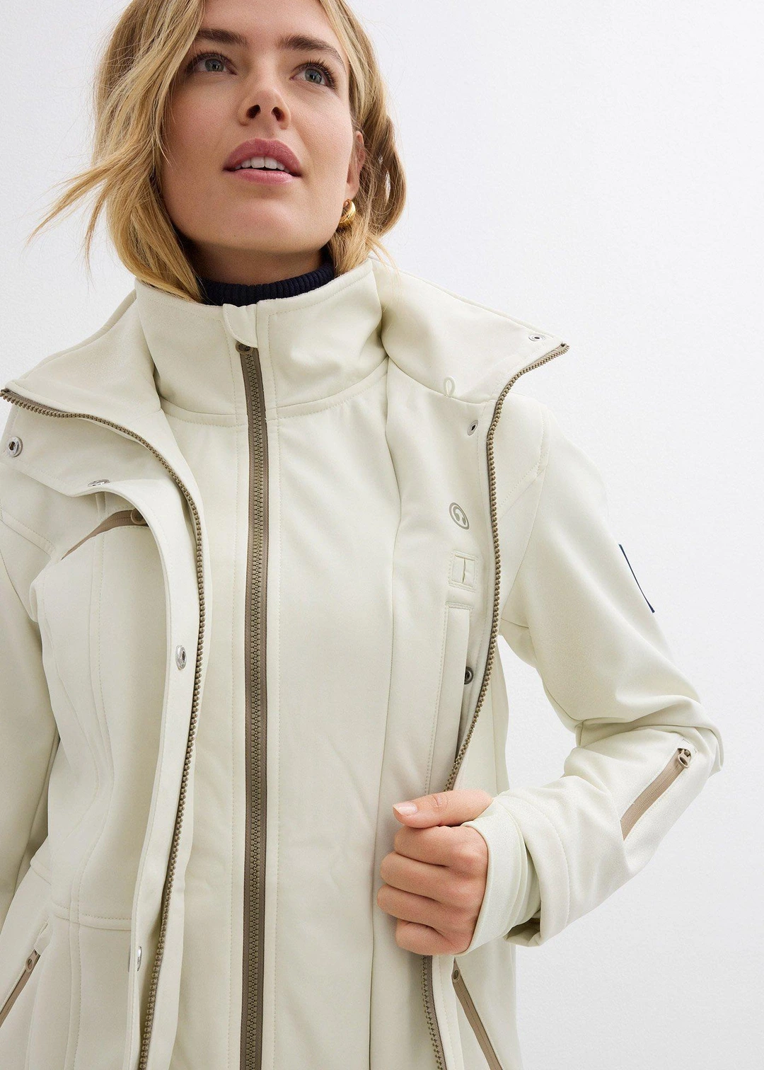 Longue parka en softshell extensible et déperlant - 3