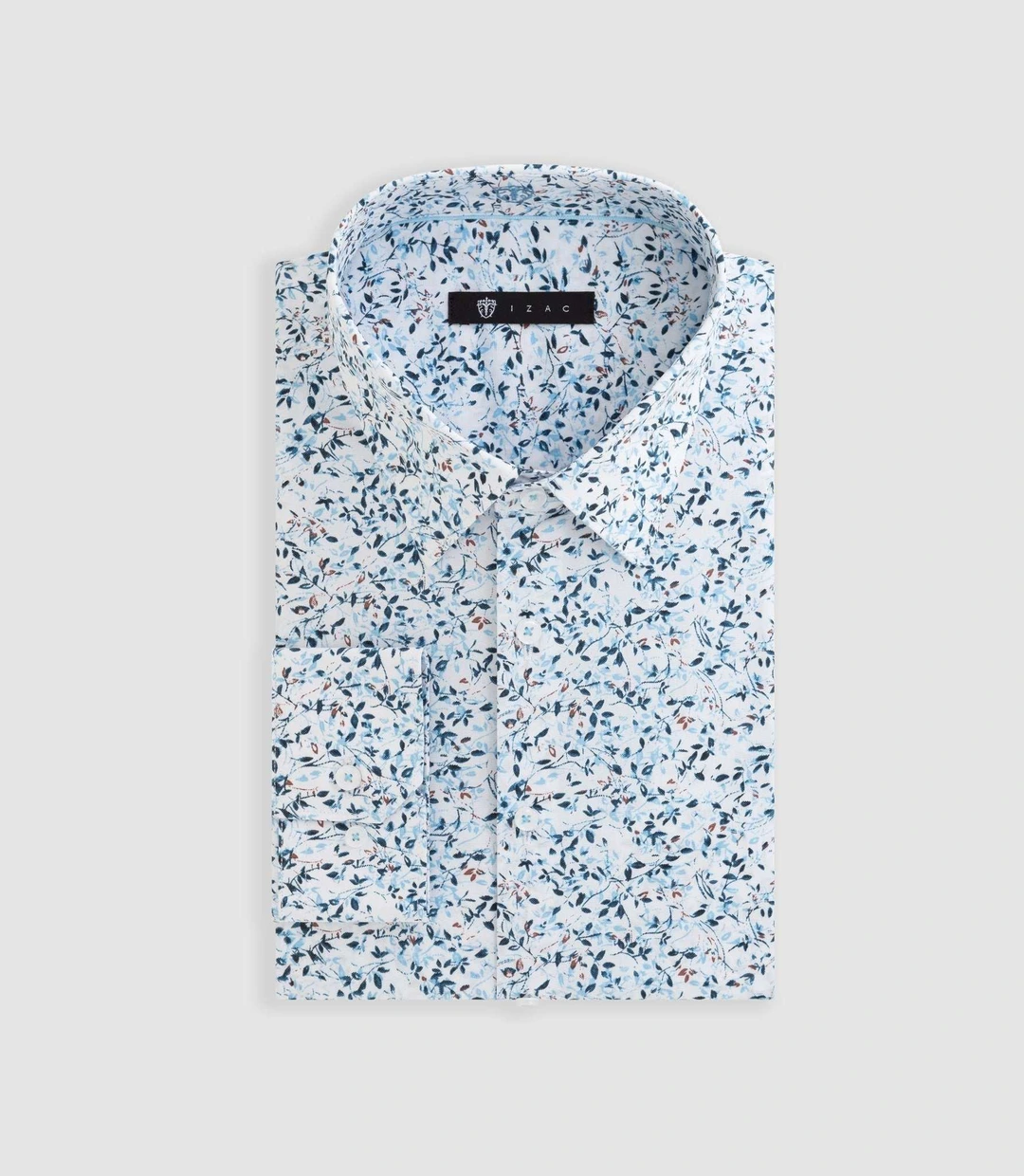 IZAC - Chemise à imprimé floral bleu ''Daniel''