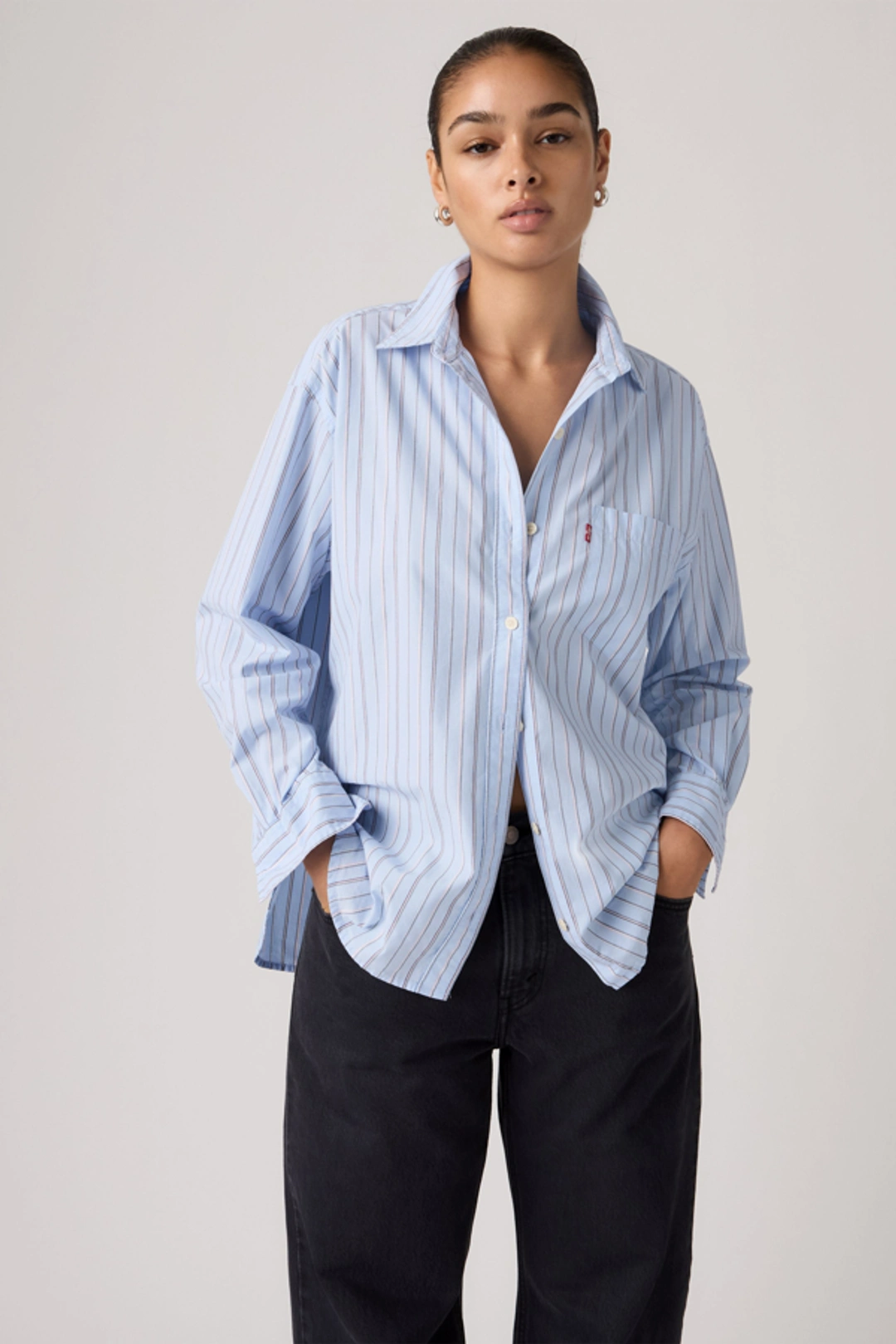 Levi's Chemise Harlie Boyfriend - Femme - Blanc / Bright White - 2XS