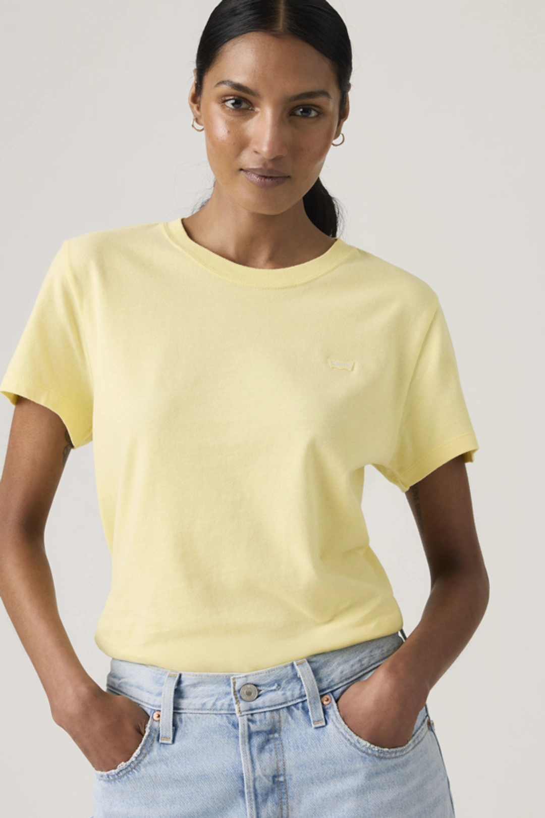 Levi's T Shirt En Coton Favorite - Femme - Rose / Crystal Pink - 2XS