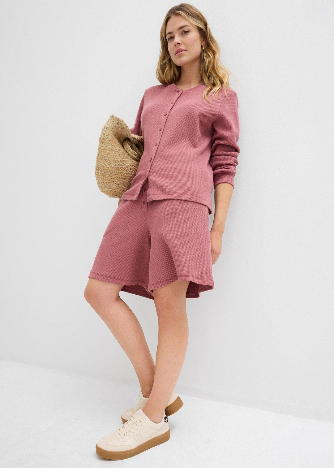 Short 100% coton avec taille élastiquée - 2