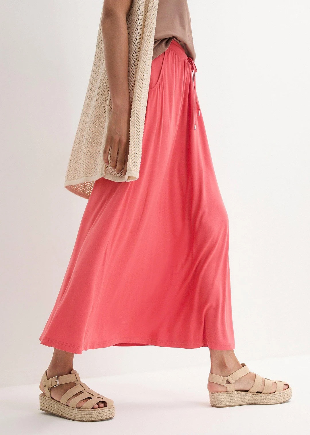 Jupe en jersey viscose
