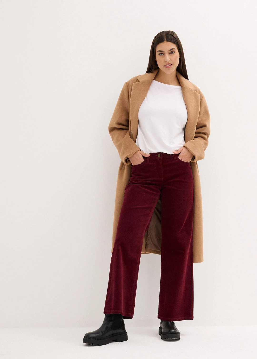 Pantalon large en velours côtelé - 2