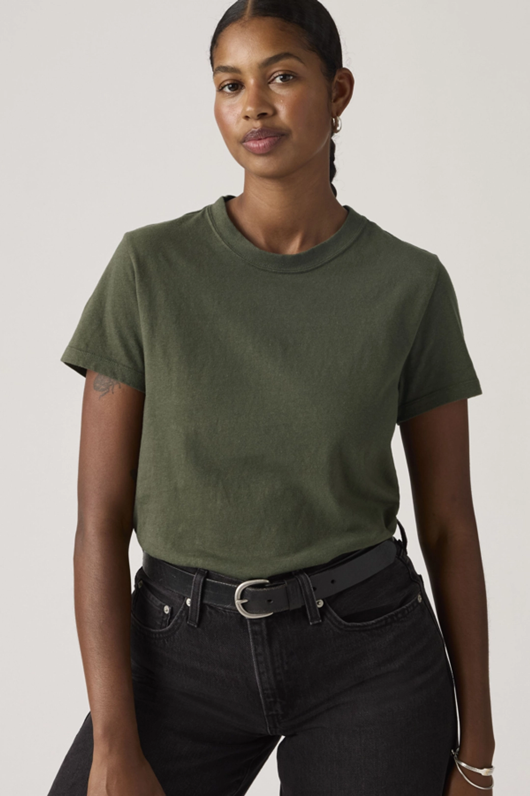 Levi's T Shirt Flammé Favorite - Femme - Blanc / Bright White - XS