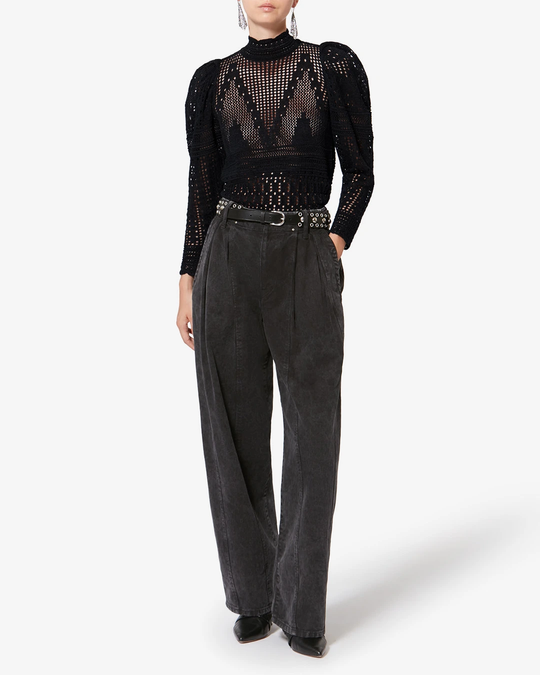 Pull Dahara - Femme - Noir - Taille 40 - 4