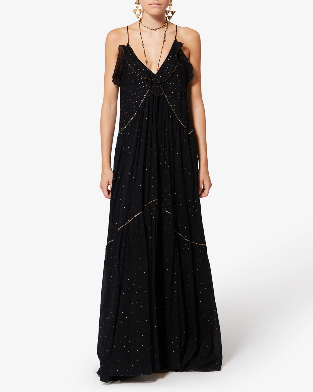 Robe Vasma - Femme - Noir - Taille 44 - Marant Étoile - 4