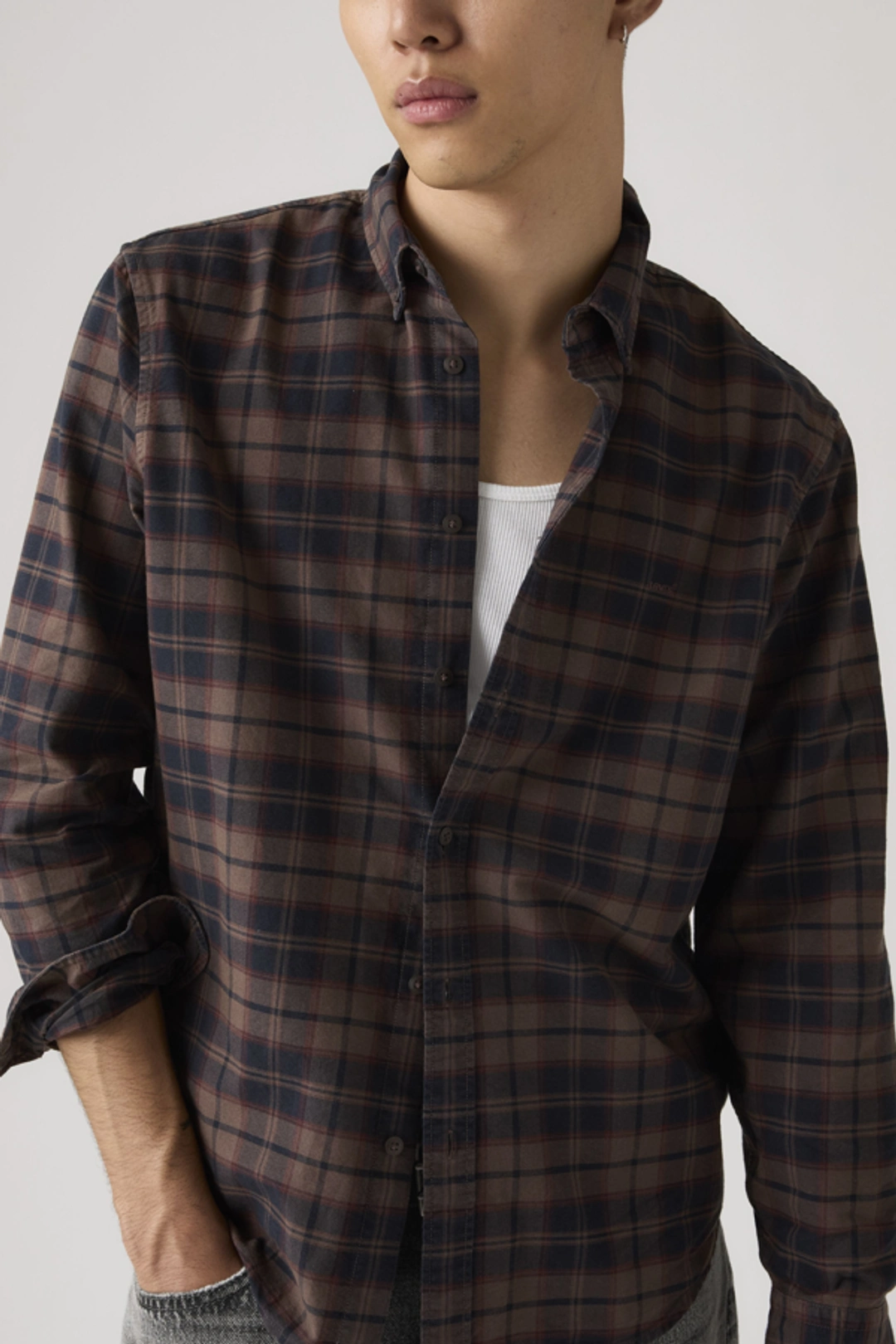Levi's Chemise Col Boutonné Authentic - Homme - Bleu / Allure - 2XL - 2