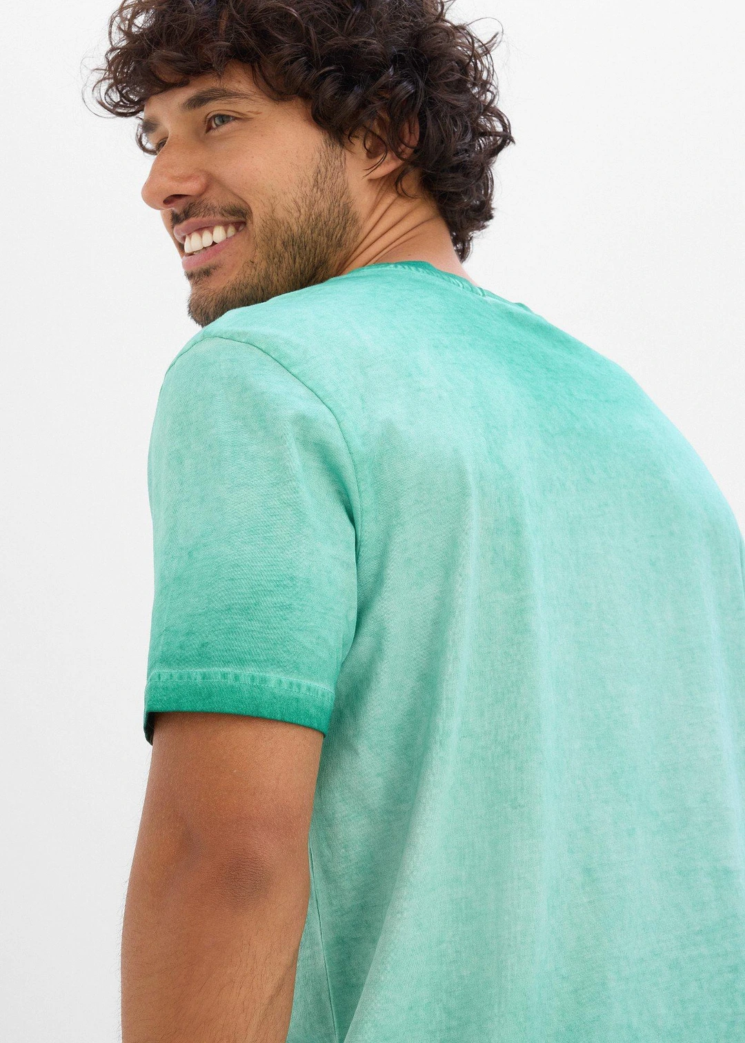 T-shirt aspect délavé en coton - 3