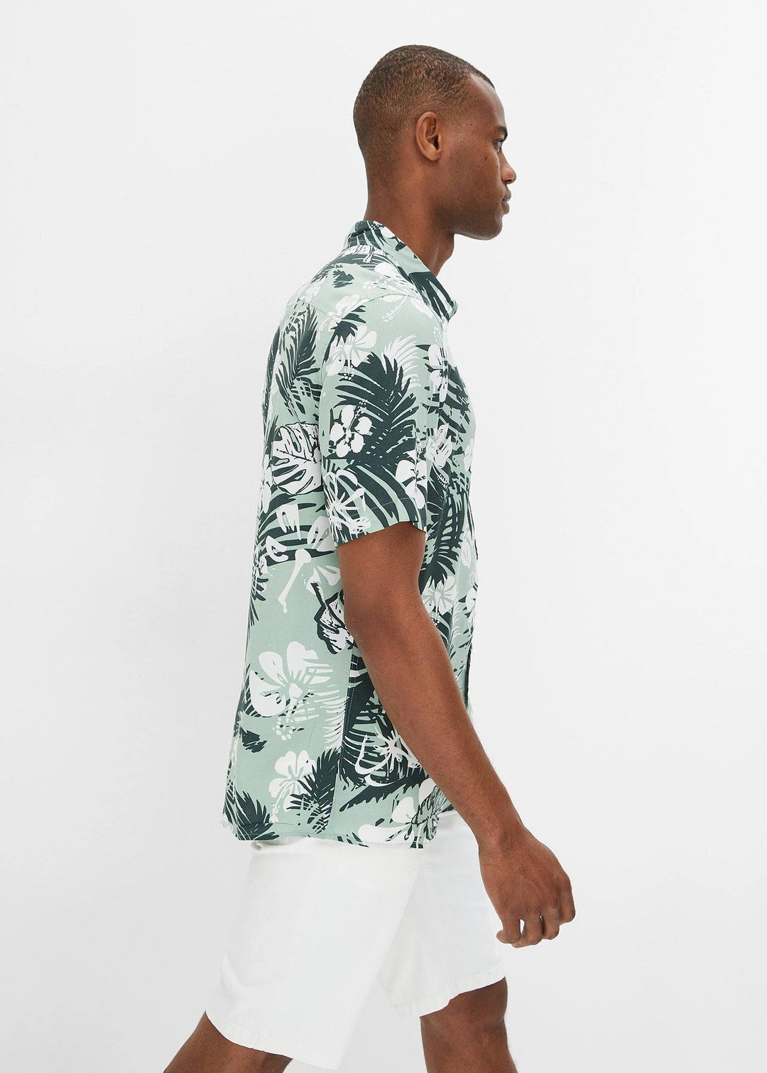Chemise manches courtes en viscose - 3