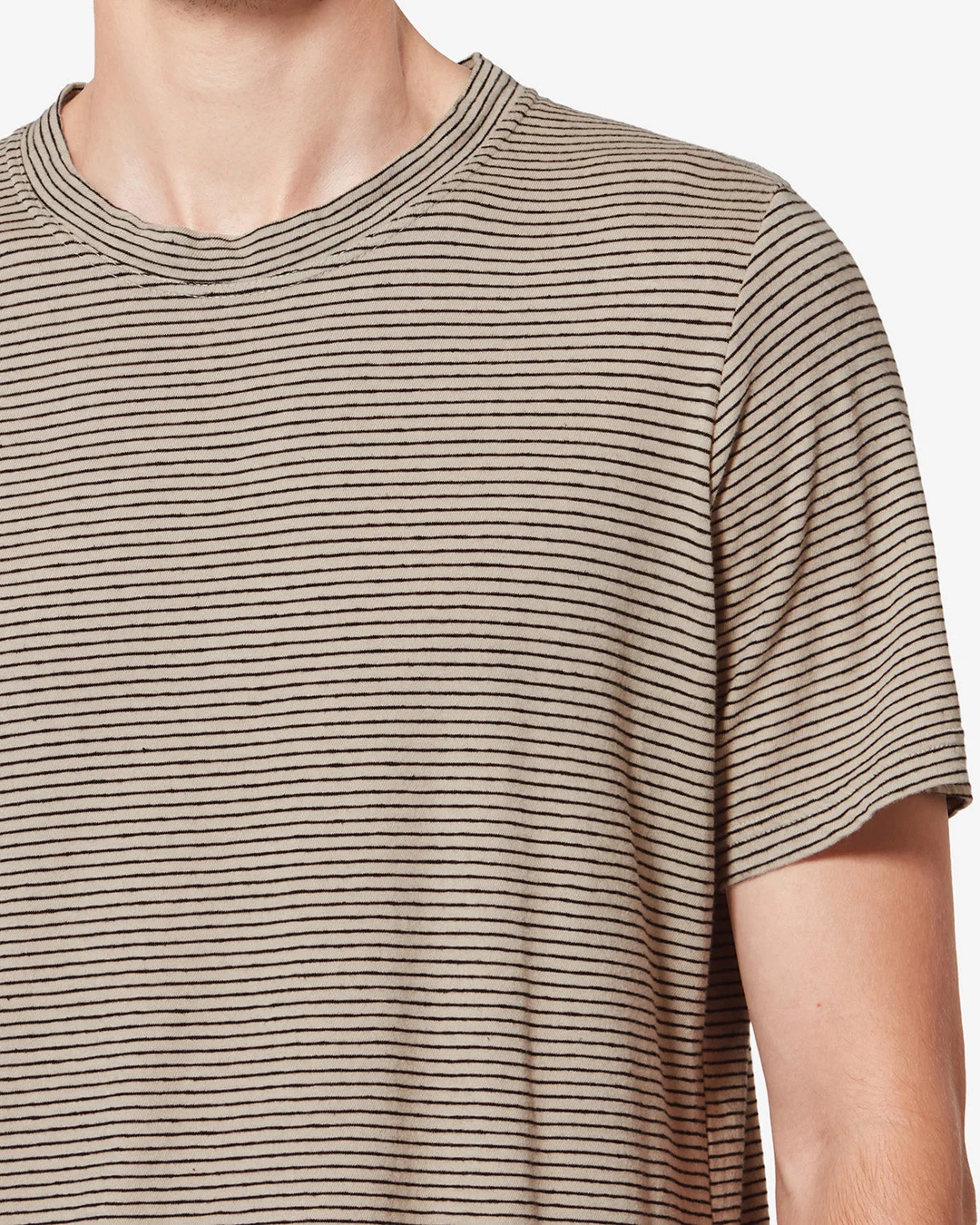 Tee Shirt Leon - Homme - Rose Clair-noir - Taille XL - 2