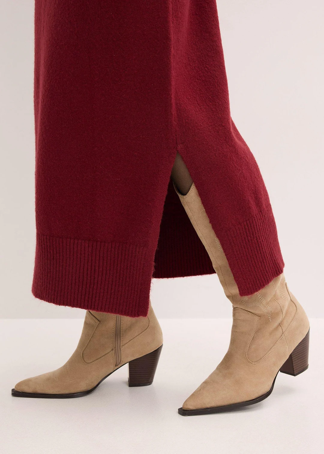 Robe midi oversize en maille - 3